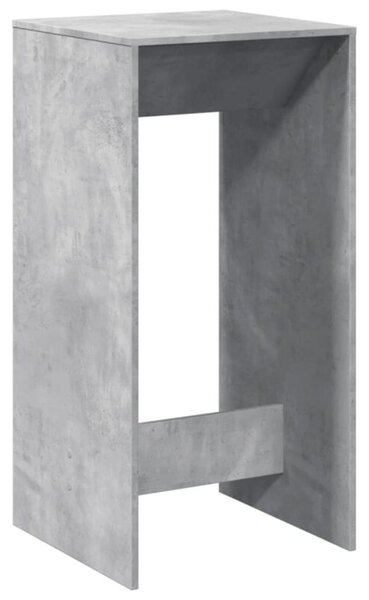 Stolik barowy, szarość betonu, 51x50x103,5 cm