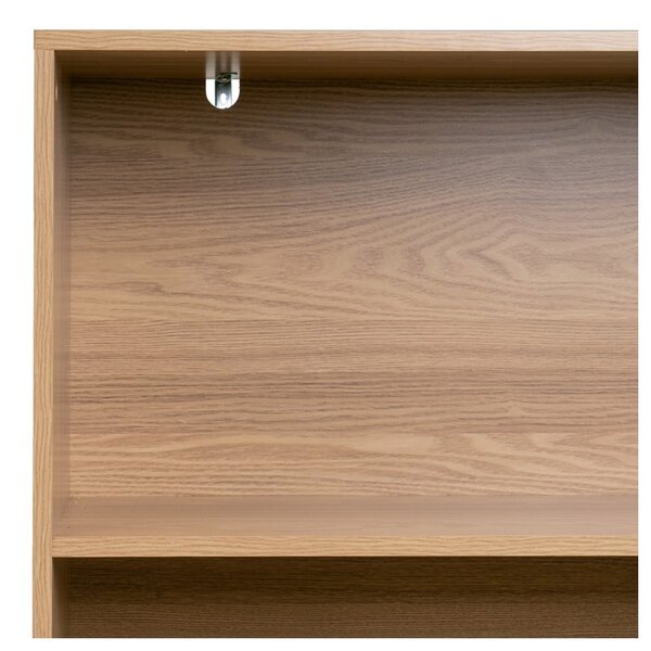 Regał w dekorze dębu w naturalnym kolorze 80x172x40 cm Elia – Casa Selección