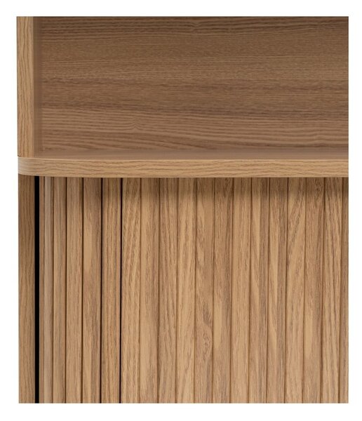 Regał w dekorze dębu w naturalnym kolorze 80x172x40 cm Elia – Casa Selección