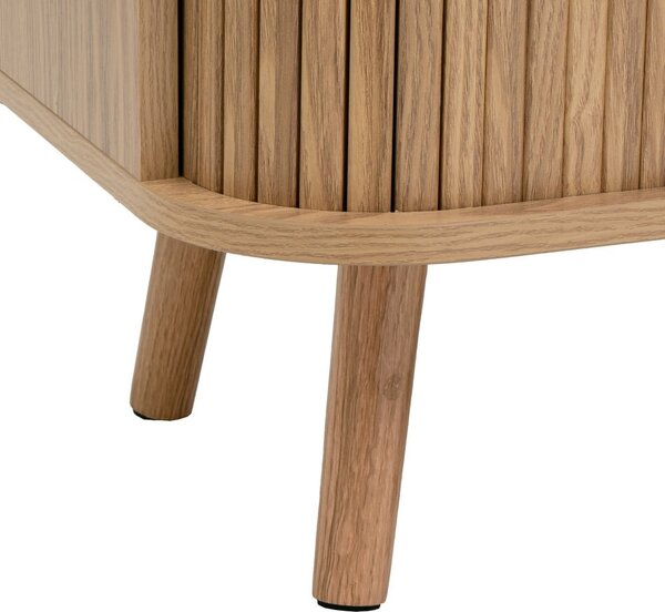 Regał w dekorze dębu w naturalnym kolorze 80x172x40 cm Elia – Casa Selección