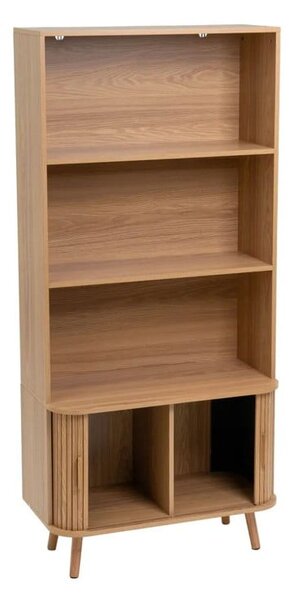 Regał w dekorze dębu w naturalnym kolorze 80x172x40 cm Elia – Casa Selección