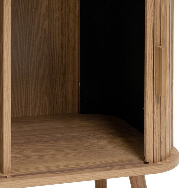 Regał w dekorze dębu w naturalnym kolorze 80x172x40 cm Elia – Casa Selección
