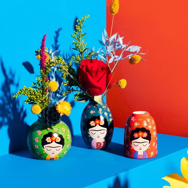 Ceramiczne wazony zestaw 3 szt. (wysokość 8 cm) Floral Frida – Sass & Belle