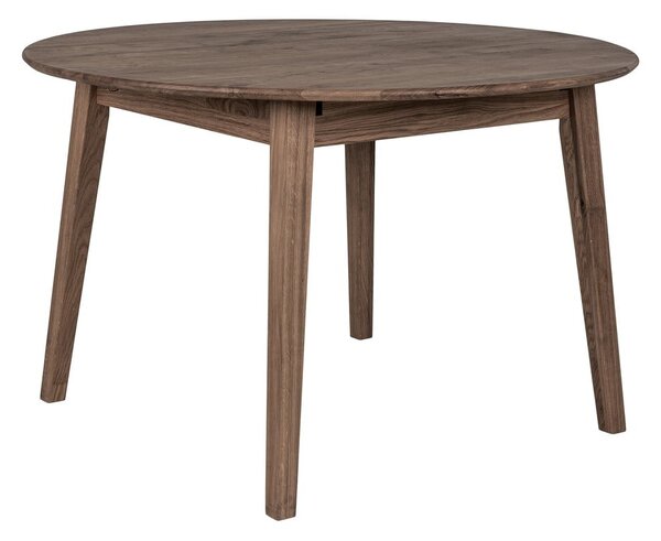 Okrągły rozkładany stół z litego drewna dębowego ø 118 cm Metz – House Nordic