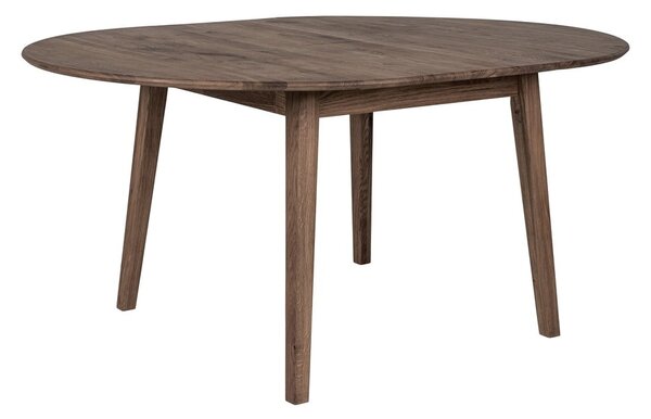 Okrągły rozkładany stół z litego drewna dębowego ø 118 cm Metz – House Nordic