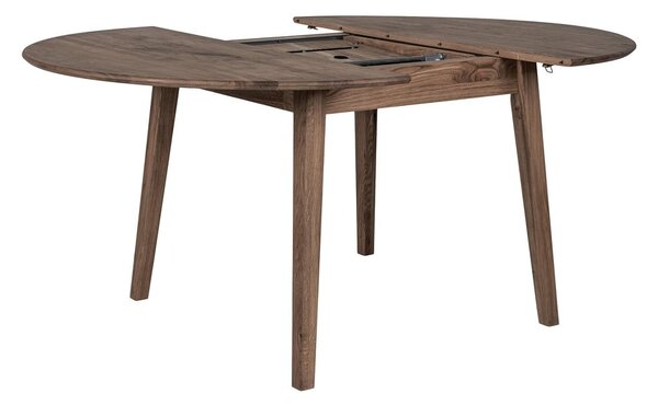 Okrągły rozkładany stół z litego drewna dębowego ø 118 cm Metz – House Nordic