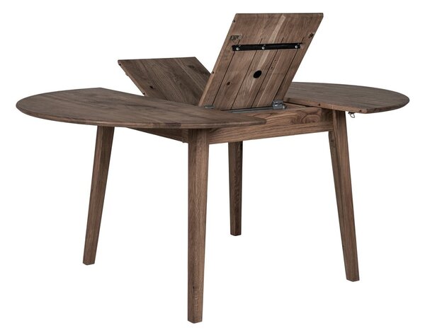 Okrągły rozkładany stół z litego drewna dębowego ø 118 cm Metz – House Nordic
