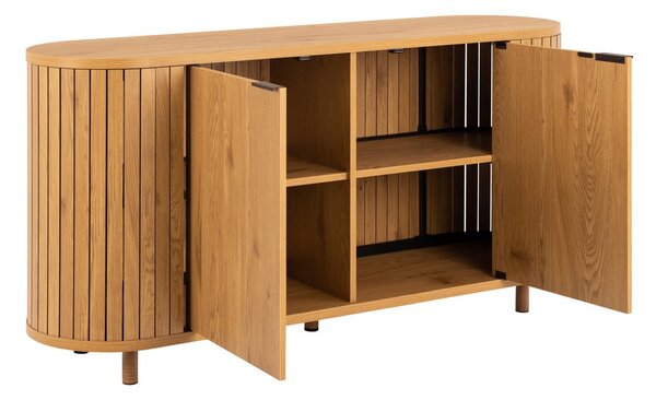 Komoda w dekorze dębu w naturalnym kolorze 160x80x45 cm Colima – Actona