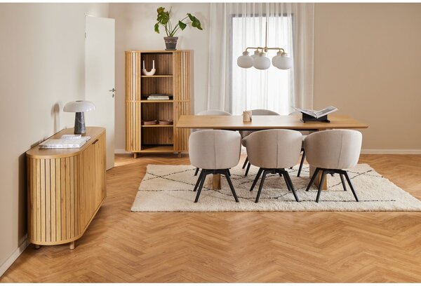 Komoda w dekorze dębu w naturalnym kolorze 160x80x45 cm Colima – Actona