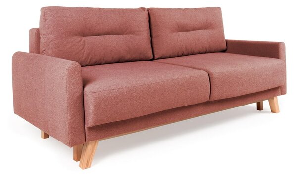 Różowa sofa rozkładana Bonami Selection Pop