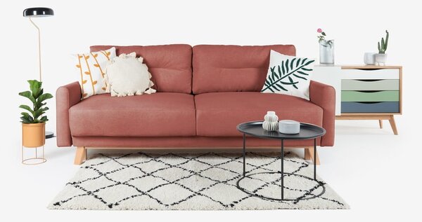Różowa sofa rozkładana Bonami Selection Pop