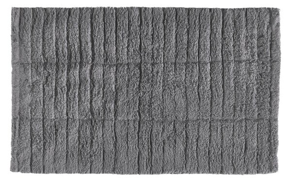 Szary dywanik łazienkowy 80x50 cm Tiles − Zone