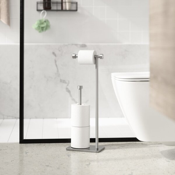 Stalowy stojak na papier toaletowy Cappa – Umbra