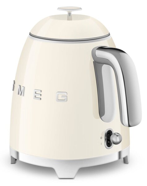 Kremowy czajnik elektryczny ze stali nierdzewnej 800 ml Retro Style – SMEG