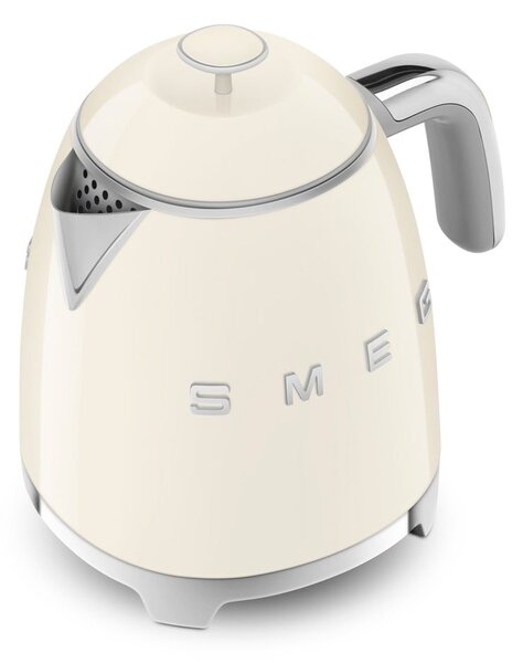 Kremowy czajnik elektryczny ze stali nierdzewnej 800 ml Retro Style – SMEG