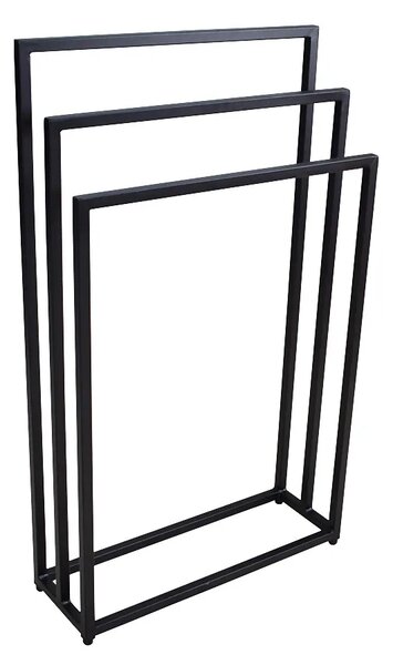 Czarny stojak na ręczniki 60 cm M3-G69