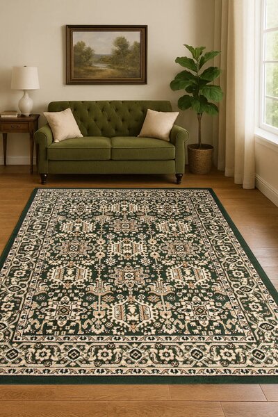 Zielony dywan orientalny F2-R30