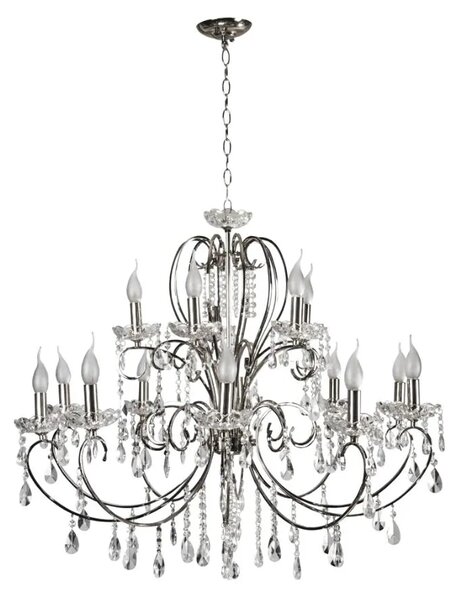 Duża lampa wisząca chromowana K157 E4-A67