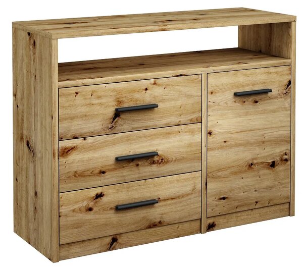 Klasyczna komoda z szufladami dąb artisan T5-L33