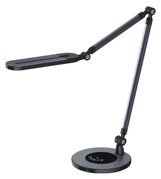 Czarna dotykowa lampka biurkowa - S254-Hippo