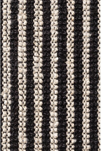 Czarny dywan z juty tkany ręcznie 160x230 cm Harvest Ebony – Elle Decoration