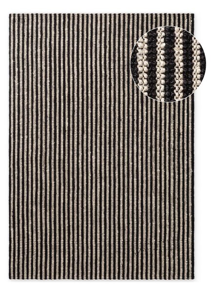 Czarny dywan z juty tkany ręcznie 160x230 cm Harvest Ebony – Elle Decoration