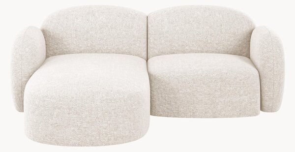 Sofa narożna z szenilu Blair