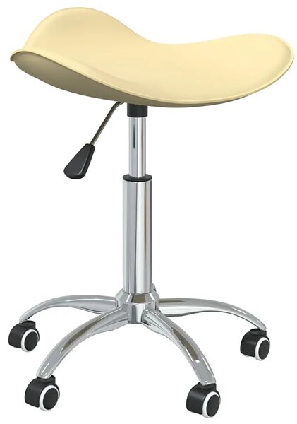 Kremowy regulowany taboret E3-T49