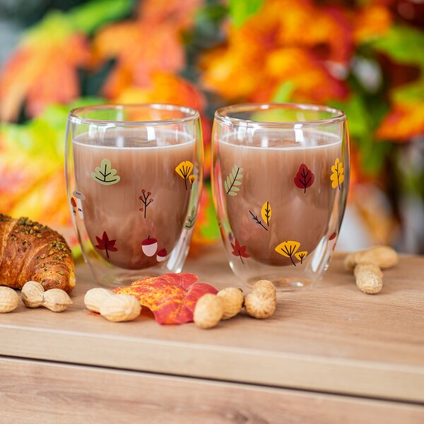 4Home Szklanka termiczna Autumn Hot&Cool 350 ml, 2 szt