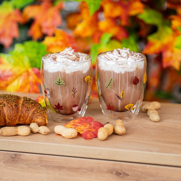 4Home Szklanka termiczna Autumn Hot&Cool 350 ml, 2 szt