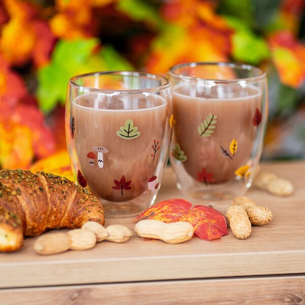 4Home Szklanka termiczna Autumn Hot&Cool 350 ml, 2 szt