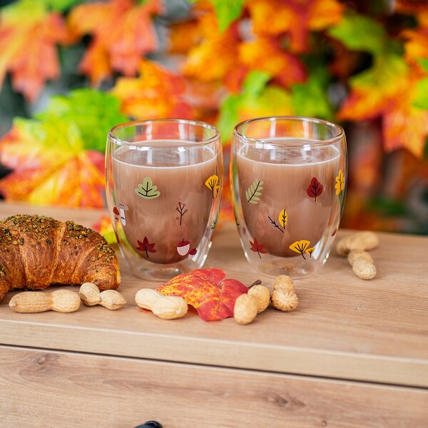 4Home Szklanka termiczna Autumn Hot&Cool 350 ml, 2 szt