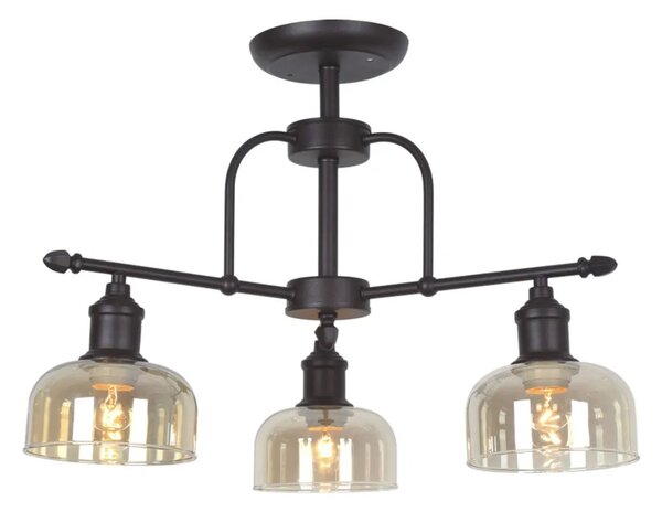 Industrialna lampa sufitowa ze szklanymi kloszami - A805-Terani