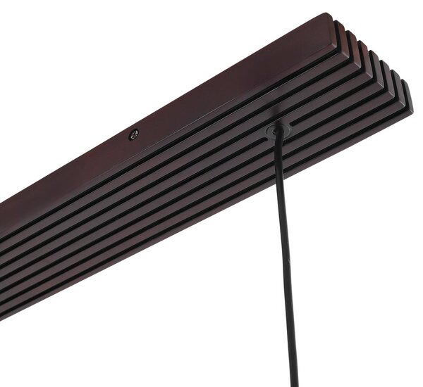 Lampa wisząca szklana Veloura Lucande, możliwość ściemniania, przezroczysty / transparentny, salon / jadalnia, szkło, design