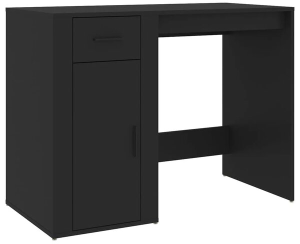 Czarne minimalistyczne biurko do biura A7-F23