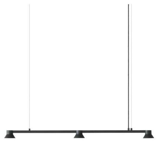 Lampa Wisząca Normann Copenhagen, ściemnialny, czarny, jadalnia, aluminium