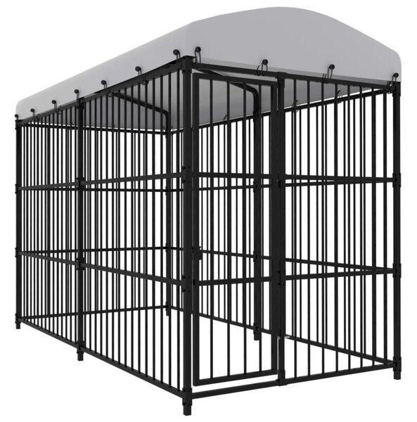Kojec dla psa z zadaszeniem, 300 x 150 x 210 cm