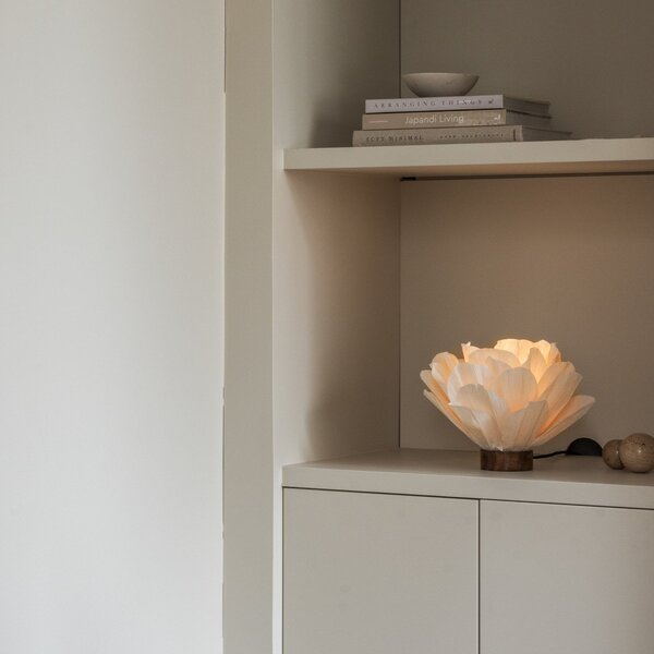 Lampa Stołowa Watt & Veke, Lisa, biały, sypialnia, papier | karton, design