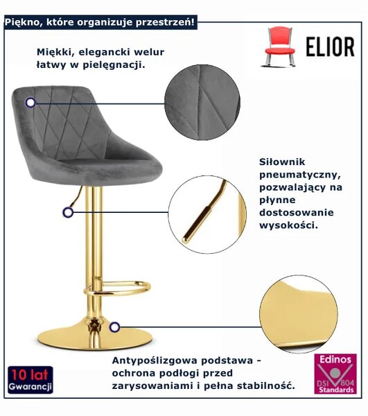 Hoker welurowy w stylu glamour R5-R57