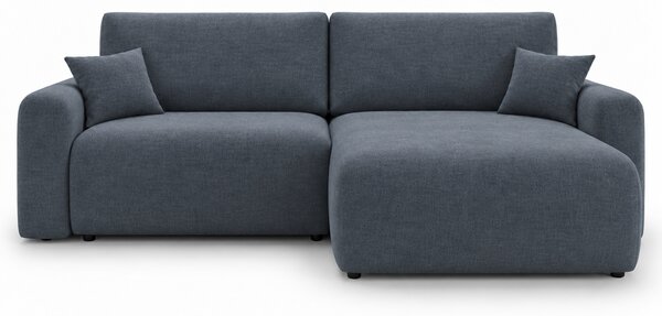 Rozkładana dwustronna sofa narożna w kształcie L NORDEN PAROS 250x140 cm, ciemnoszara