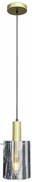 Złota lampa wisząca z metalu M6-L98
