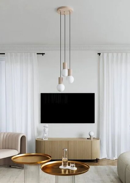 Industrialna potrójna lampa wisząca E4-W42