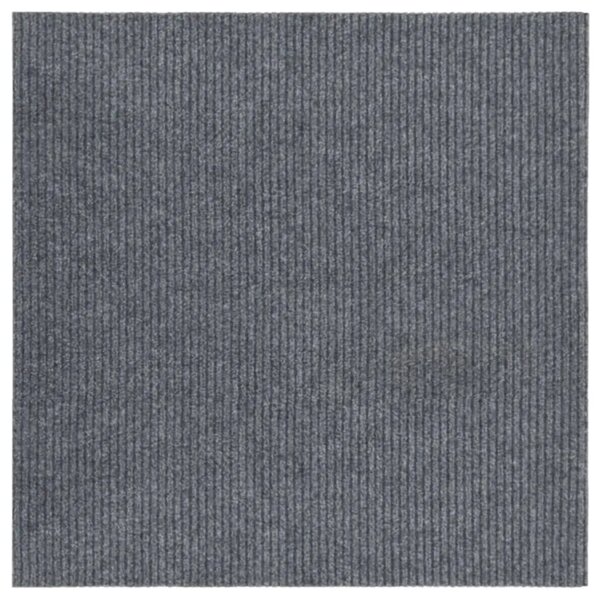 Szary dywan z prążkami 100x100 P1-C71