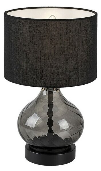 Rabalux 74034 dekoracyjna lampa stołowa Pirelo, E14, 1x maks. 25 W, czarny