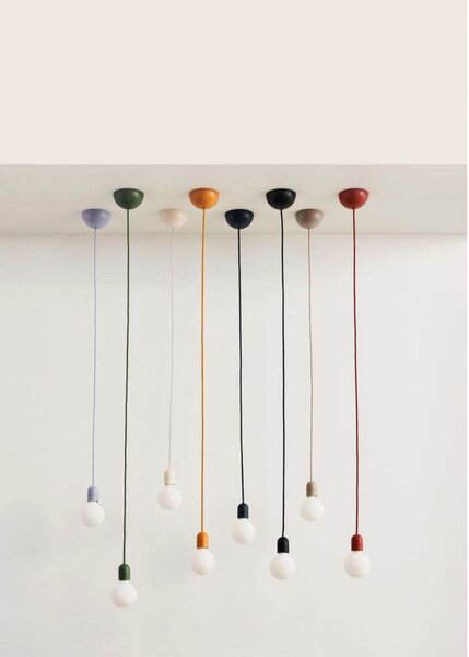 Lampa Wisząca HAY, Common, ściemnialny, biały, salon, tworzywo sztuczne