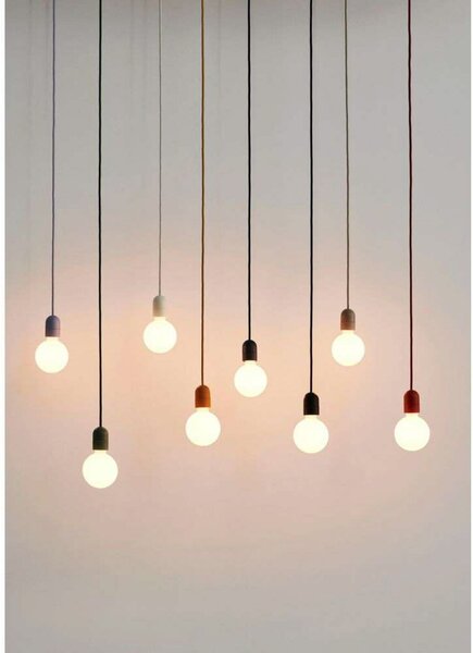 Lampa Wisząca HAY, Common, ściemnialny, czerwony, salon, tworzywo sztuczne