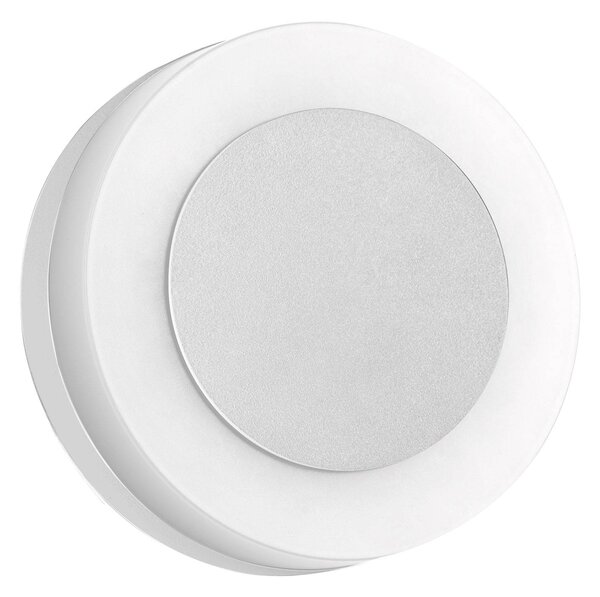 BRUMBERG 10030 kinkiet LED, okrągły, biały, biały / opal, przedpokój, aluminium