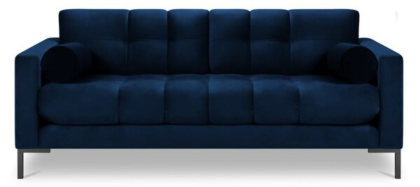Ciemnoniebieska aksamitna sofa Cosmopolitan Design Bali