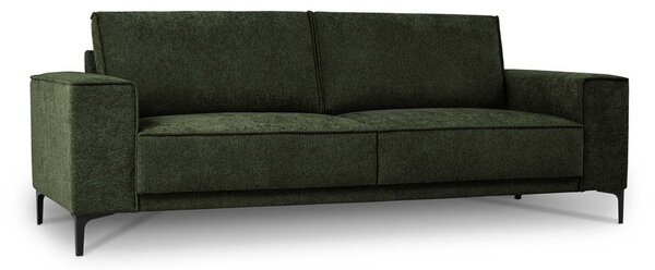 Zielona sofa z tkaniny szenilowej 224 cm Copenhagen – Scandic