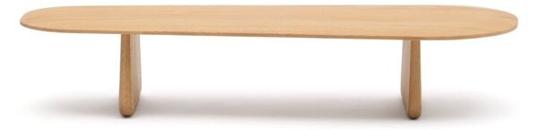 Stolik z litego drewna dębowego w naturalnym kolorze 64x146 cm Pirita – Kave Home